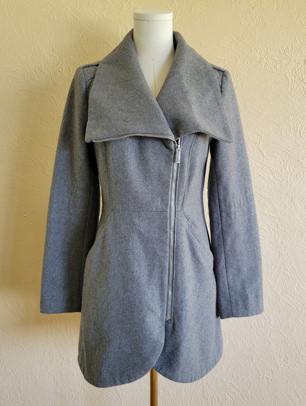 French Connection | Gray Wool Blend Coat